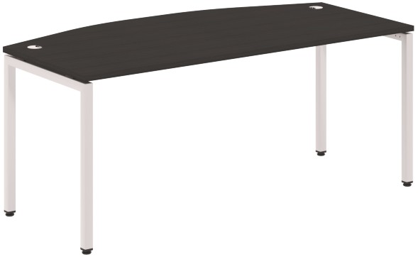 Стол руководителя XSET 189 Дуб Юкон Модерн/Алюминий 1800х914х750 XTEN-S