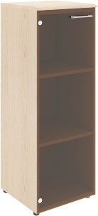 Шкаф колонка с стеклянной дверью и топом WMC 42.2 Бук Тиара 432х432х1184 WAVE
