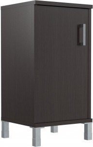 Шкаф-колонка низкая с глухой малой дверью B 411.2(L) Венге Магия 475х450х920