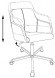 Кресло Бюрократ CH-380M зигзаг 
