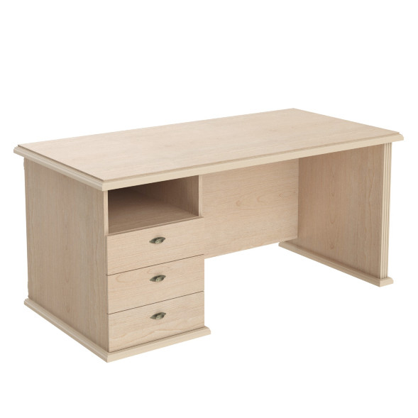 Стол руководителя однотумбовый RDT 168.A(L) 1600х800х750 RAUT в Серове 