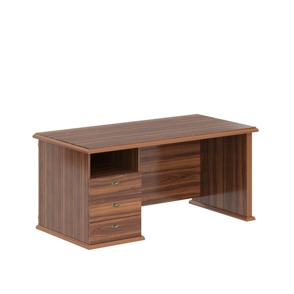 Стол руководителя однотумбовый RDT 168.A(L) 1600х800х750 RAUT в Серове 