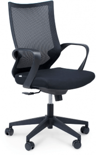 Кресло офисное Спэйс LB чёрный пластик