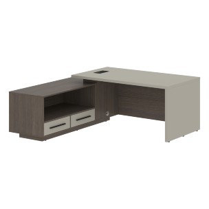 Стол руководителя с тумбой VCT 1919(L) 1900х1900х750 VELION