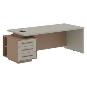 Стол руководителя с тумбой VCT 2290(L) 2200х900х750 VELION